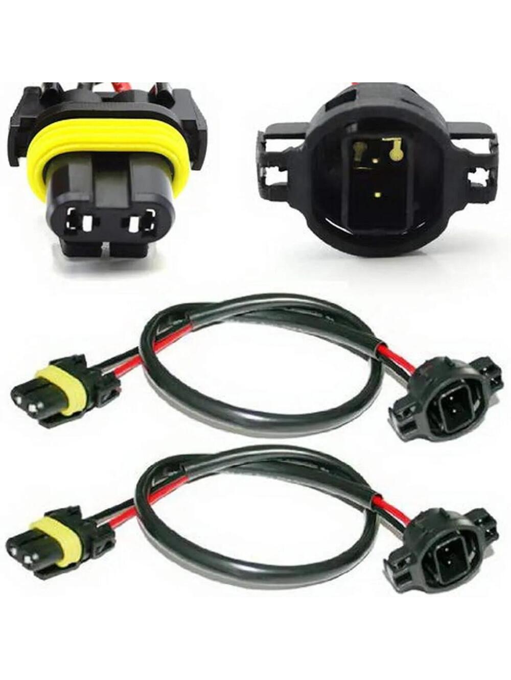 iJDMTOY 5202 to 9006 HB4 Wiring Harness Pair
